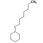CAS#: 10406-95-8， (Heptylsulfanyl)Cyclohexane
