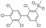 CAS#: 104086-18-2， 1,2,3,4-Tetrachloro-5-(2,5-Dichloro-3-Methylsulfonylphenyl)Benzene