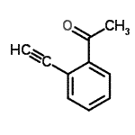 structure of CAS# 104190-22-9, 1-(2-Ethynylphenyl)Ethanone;1-(2-Ethynylphenyl)ethanone #