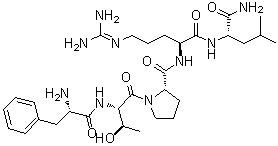 CAS#: 104191-78-8， L-Phenylalanyl-L-Threonyl-L-Prolyl-N<Sup>5</Sup>-(Diaminomethylene)-L-Ornithyl-L-Leucinamide