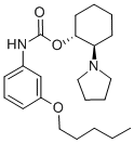 CAS#: 104485-01-0， [(2R)-2-Pyrrolidin-1-Ylcyclohexyl] N-(3-Pentoxyphenyl)Carbamate