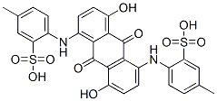 CAS#: 10449-13-5， 2,2'-[[(9,10-Dihydro-4,8-Dihydroxy-9,10-Dioxoanthracene)-1,5-Diyl]Bisimino]Bis(5-Methylbenzenesulfonic Acid)