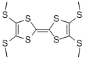 structure of CAS# 104515-79-9, 2-[4,5-Bis(Ethylthio)-1,3-Dithiol-2-Ylidene]-4,5-Bis(Ethylthio)-1,3-Dithiole;2,3,6,7-TETRAKIS(ETHYLTHIO)TETRATHIAFULVALENE