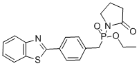 CAS#: 104608-36-8， Ethyl (4-Benzothiazol-2-Ylbenzyl)(2-Oxopyrrolidino)Phosphinate