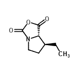 CAS#: 104641-03-4， (7S,7aS)-7-Ethyltetrahydro-1H-Pyrrolo[1,2-c][1,3]Oxazole-1,3-Dione