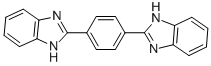 structure of CAS# 1047-63-8, 2,2'-(1,4-Phenylene)Bis-1H-Benzimidazole;2-(4-(1H-BENZO[D]IMIDAZOL-2-YL)PHENYL)-1H-BENZO[D]IMIDAZOLE;1,4-Bis(1H-Benzo[D]Imidazol-2-Yl)Benzene;1,4-Di(1H-Benzo[D]Imidazol-2-Yl)Benzene