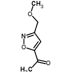 CAS 登录号：104776-71-8， 1-[3-(甲氧基甲基)-1,2-恶唑-5-基]乙酮