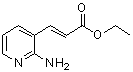 结构式 CAS# 104830-07-1, (2E)-3-(2-氨基-3-吡啶基)丙烯酸乙酯
