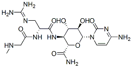 CAS#: 104840-35-9， (2S,3S,4S,5R,6R)-6-(4-Amino-2-Oxopyrimidin-1-Yl)-3-[[(2R)-3-(Diaminomethylideneamino)-2-[(2-Methylaminoacetyl)Amino]Propanoyl]Amino]-4,5-Dihydroxyoxane-2-Carboxamide