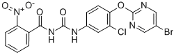 CAS#: 105128-93-6， N-[[4-(5-Bromopyrimidin-2-Yl)Oxy-3-Chlorophenyl]Carbamoyl]-2-(Hydroxy-Oxidoamino)Benzamide
