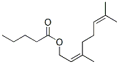 CAS#: 10522-33-5， (Z)-3,7-Dimethylocta-2,6-Dienyl Valerate