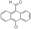 structure of CAS# 10527-16-9, 10-Chloro-9-Anthraldehyde;10-Chloro-9-Anthracenecarboxaldehyde;152110_Aldrich;10-Chloro-9-Anthraldehyde