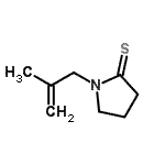 CAS#: 105284-75-1， 1-(2-Methyl-2-Propen-1-Yl)-2-Pyrrolidinethione