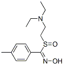CAS#: 105300-32-1， S-[N-Hydroxy-C-(4-Methylphenyl)Carbonimidoyl] 2-Diethylaminoethanethioate