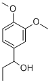 结构式 CAS# 10548-83-1, alpha-乙基-3,4-二甲氧基-苯甲醇