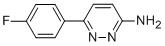structure of CAS# 105538-07-6, 6-(4-Fluorophenyl)-3-Pyridazinamine;3-Pyridazinamine, 6-(4-Fluorophenyl)-;3-AMINO-6-(4-FLUOROPHENYL)PYRIDAZINE