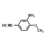 CAS#: 105752-19-0， 5-Ethynyl-2-Methoxyaniline