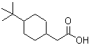 structure of CAS# 105906-07-8, [4-(2-Methyl-2-Propanyl)Cyclohexyl]Acetic Acid;[4-(tert-Butyl)cyclohexyl]acetic acid;1-(tert-Butyl)-4-(carboxymethyl)cyclohexane;2-(4-tert-butylcyclohexyl)acetic acid