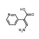 CAS#: 105997-33-9， (2E)-Hydrazono(3-Pyridinyl)Acetic Acid