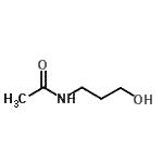 structure of CAS# 10601-73-7, N-(3-Hydroxypropyl)Acetamide;3-(Acetyl<wbr>amino)pro<wbr>pan-1-ol,<wbr> 1-[(3-Hy<wbr>droxyprop<wbr>-1-yl)ami<wbr>no]ethan-<wbr>1-one;MFCD00178451;N-(3-Hydroxyprop-1-yl)acetamide