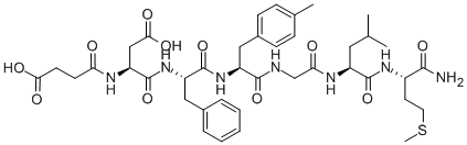 structure of CAS# 106128-89-6, Senktide;(3S)-4-[[(1S)-2-[[(1S)-2-[[2-[[(1S)-1-[[(1S)-1-Carbamoyl-3-Methylsulfanyl-Propyl]Carbamoyl]-3-Methyl-Butyl]Amino]-2-Oxo-Ethyl]Amino]-2-Oxo-1-(Phenylmethyl)Ethyl]-Methyl-Amino]-2-Oxo-1-(Phenylmethyl)Ethyl]Amino]-3-[(4-Hydroxy-4-Oxo-Butanoyl)Amino]-4-Oxo-Butanoic Acid;(3S)-4-[[(1S)-2-[[(1S)-2-[[2-[[(1S)-1-[[[(1S)-1-Carbamoyl-3-(Methylthio)Propyl]Amino]-Oxomethyl]-3-Methylbutyl]Amino]-2-Oxoethyl]Amino]-2-Oxo-1-(Phenylmethyl)Ethyl]-Methylamino]-2-Oxo-1-(Phenylmethyl)Ethyl]Amino]-3-[(4-Hydroxy-1,4-Dioxobutyl)Amino]-4-Oxobutanoic Acid;(3S)-4-[[(1S)-1-(Benzyl)-2-[[(1S)-1-(Benzyl)-2-[[2-[[(1S)-1-[[(1S)-1-Carbamoyl-3-(Methylthio)Propyl]Carbamoyl]-3-Methyl-Butyl]Amino]-2-Keto-Ethyl]Amino]-2-Keto-Ethyl]-Methyl-Amino]-2-Keto-Ethyl]Amino]-3-[(4-Hydroxy-4-Keto-Butanoyl)Amino]-4-Keto-Butyric Acid