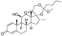 CAS#: 1062-64-2， 2-Butyl-9'-Fluoro-11'-Hydroxy-2-Methoxy-10',13',16'-Trimethylspiro[1,3-Dioxane-4,17'-6,7,8,11,12,14,15,16-Octahydrocyclopenta[a]Phenanthrene]-3',5-Dione