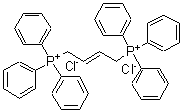 structure of CAS# 106423-29-4, (2E)-2-Butene-1,4-Diylbis(Triphenylphosphonium) Dichloride;[(2E)-4-(<wbr>triphenyl<wbr>phosphino<wbr>)but-2-en<wbr>yl]triphe<wbr>nylphosph<wbr>ine, chlo<wbr>ride, chl<wbr>oride;1,4-Bis(triphenylphosphonium chloride)butene-2;2-Butene-1,4-Bis(Triphenylphosphonium Chloride