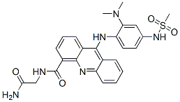 CAS#: 106521-52-2， N-(2-Amino-2-Oxoethyl)-9-[(2-Dimethylamino-4-Methanesulfonamidophenyl)Amino]Acridine-4-Carboxamide