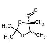 CAS#: 106544-44-9， (4S,5S)-2,2,4,5-Tetramethyl-1,3-Dioxolane-4-Carbaldehyde