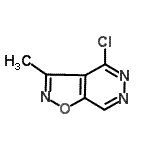 CAS#: 106584-75-2， 4-Chloro-3-Methyl[1,2]Oxazolo[4,5-d]Pyridazine