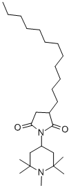 CAS 登录号：106917-30-0， 3-十二烷基-1-(1,2,2,6,6-五甲基哌啶-4-基)吡咯烷-2,5-二酮