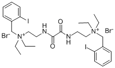 CAS#: 106978-54-5， 2-[[2-[2-[Diethyl-[(2-Iodophenyl)Methyl]Azaniumyl]Ethylamino]-2-Oxoacetyl]Amino]Ethyl-Diethyl-[(2-Iodophenyl)Methyl]Azanium Dibromide