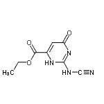 CAS#: 106987-58-0， Ethyl 2-(Cyanoamino)-6-Oxo-1,6-Dihydro-4-Pyrimidinecarboxylate