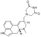 CAS#: 107052-56-2， 4-(((8beta)-9,10-Didehydro-6-Methylergolin-8-Yl)Methyl)-2,6-Piperazinedione