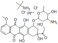 CAS#: 107283-77-2， cis-(Platinum-dichloro(doxorubicin)(tert-butylamine))