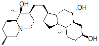CAS#: 107299-20-7， (3beta,5alpha,6alpha)-Cevane-3,6,20-Triol