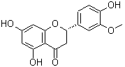 CAS#: 107657-60-3， (2S)-5,7-Dihydroxy-2-(4-Hydroxy-3-Methoxyphenyl)-2,3-Dihydro-4H-Chromen-4-One