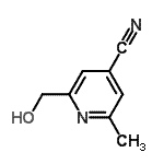 结构式 CAS# 108129-25-5, 2-(羟基甲基)-6-甲基异烟腈
