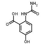 CAS#: 108129-56-2， 2-(Carbamoylamino)-5-Hydroxybenzoic Acid