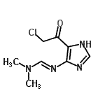CAS 登录号：108224-06-2， N-[5-(氯乙酰基)-1H-咪唑-4-基]-N,N-二甲基-甲脒