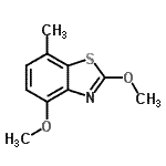CAS#: 108773-01-9， 2,4-Dimethoxy-7-Methyl-1,3-Benzothiazole