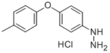 结构式 CAS# 108902-83-6, [4-(对甲苯氧基)苯基]-肼盐酸盐