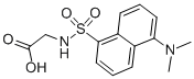 structure of CAS# 1091-85-6, 2-[(5-Dimethylaminonaphthalen-1-Yl)Sulfonylamino]Acetic Acid;2-[(5-Dimethylamino-1-Naphthyl)Sulfonylamino]Acetic Acid;2-[(5-Dimethylaminonaphthalen-1-Yl)Sulfonylamino]Ethanoic Acid;(((5-(Dimethylamino)-1-Naphthyl)Sulfonyl)Amino)Acetic Acid
