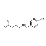 CAS#: 109205-65-4， 4-{[(2-Amino-5-Pyrimidinyl)Methyl]Amino}Butanoic Acid