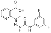 CAS#: 109293-97-2， 2-[N-[(3,5-Difluorophenyl)Carbamoylamino]-C-Methylcarbonimidoyl]Pyridine-3-Carboxylic Acid