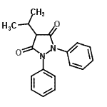 CAS#: 1093-68-1， 4-Isopropyl-1,2-Diphenyl-3,5-Pyrazolidinedione