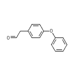 structure of CAS# 109330-01-0, 2-(4-Phenoxyphenyl)Acetaldehyde;(3-Phenoxyphenyl)acetaldehyde;(4-Phenoxyphenyl)acetaldehyde;2-(4-phenoxyphenyl)ethanal