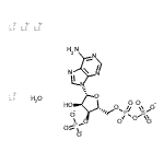 结构式 CAS# 109434-21-1, 腺苷3'-磷酸酯5'-磷酰硫酸酯锂盐