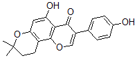 CAS#: 109517-68-2， 5-Hydroxy-3-(4-Hydroxyphenyl)-8,8-Dimethyl-9,10-Dihydropyrano[6,5-h]Chromen-4-One