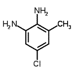 结构式 CAS# 109671-52-5, 5-氯-3-甲基-1,2-苯二胺